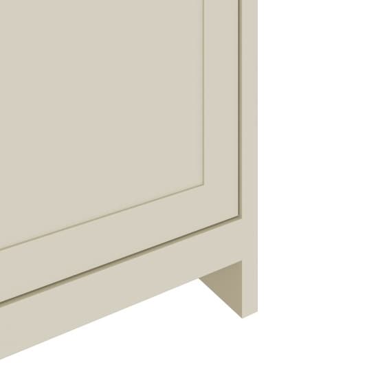 Loftus Wooden Shoe Storage Cabinet With 2 Doors In Cream_5