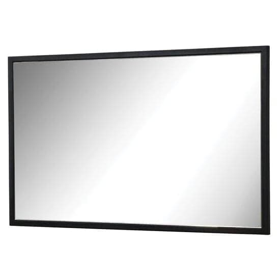 Logan Wall Mirror With Black Wooden Frame_1