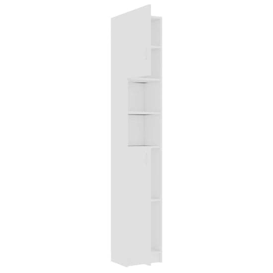 Logan Wooden Bathroom Storage Cabinet With 2 Doors In White_4