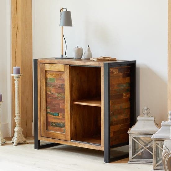 London Urban Chic Wooden 1 Door And 4 Drawers Sideboard_2