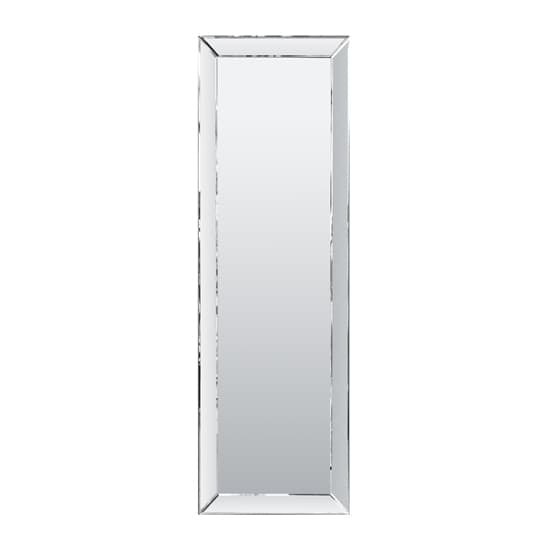 Lorain Bevelled Full Length Wall Mirror In Silver_1
