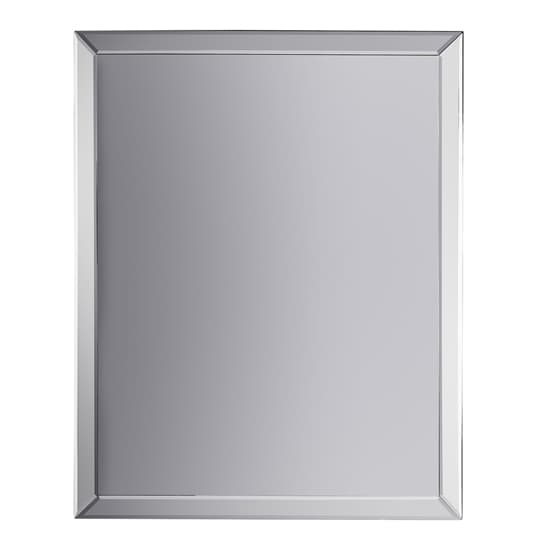 Lorain Rectangular Bevelled Wall Mirror In Silver_1