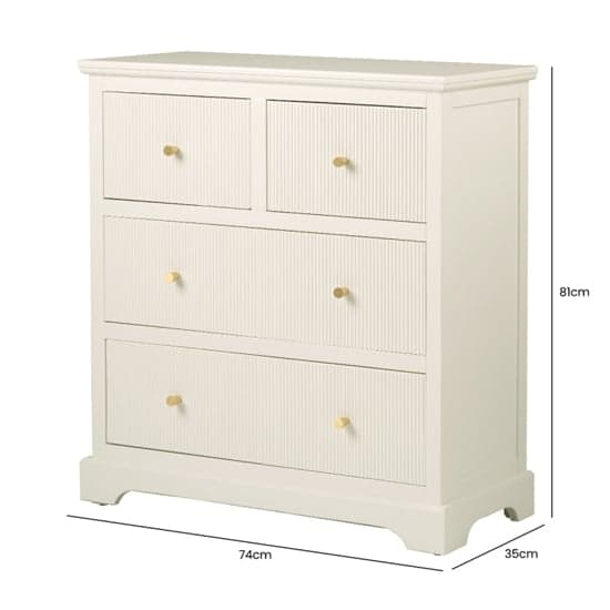 Lorain Wooden Chest Of 4 Drawers In Frosty White_5