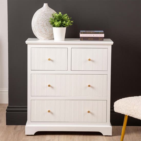 Lorain Wooden Chest Of 4 Drawers In Frosty White_1