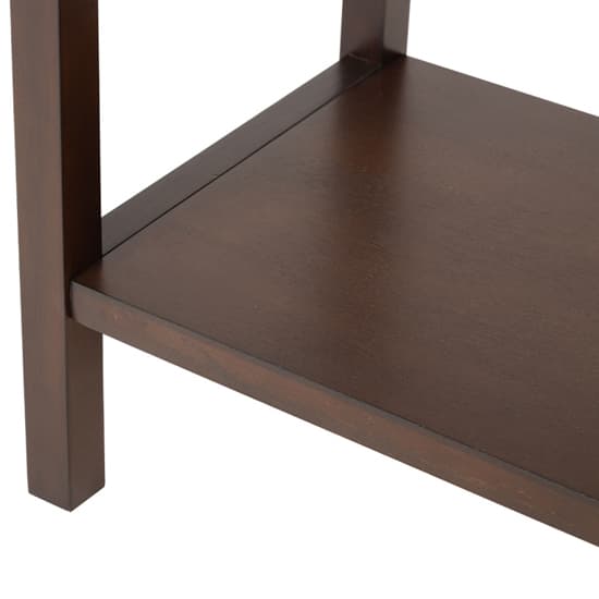 Lorain Wooden End Table With 1 Drawer In Walnut Brown_4