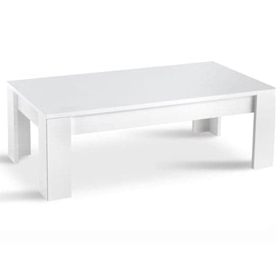 Lorenz Coffee Table Rectangular In White High Gloss_2