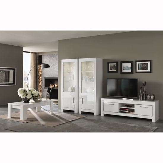 Lorenz Living Room Set In White High Gloss And LED Lighting_2