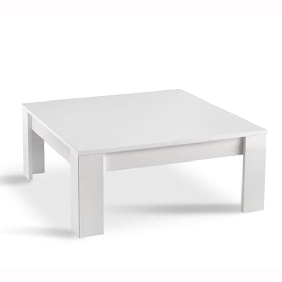 Lorenz Coffee Table Square In White High Gloss_1