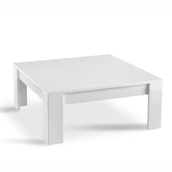 Lorenz Coffee Table Square In White High Gloss Furniture in Fashion