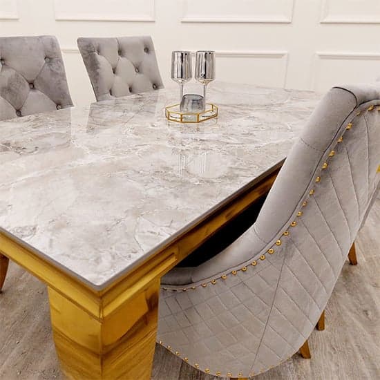 Laval Large Sintered Stone Top Dining Table In Ash Grey_6