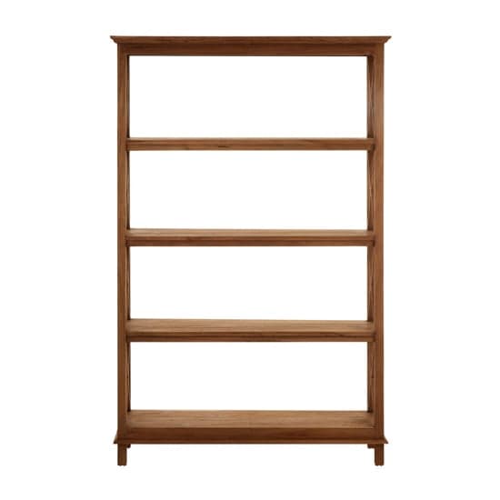 Lovito Wooden 4 Tiers Shelving Unit In Antique Brown_2