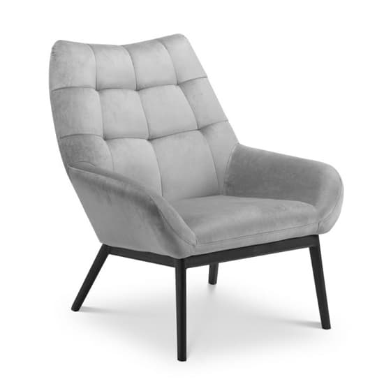 Landry Velvet Lounge Chaise Chair In Grey_2