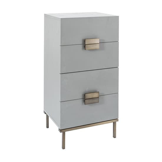 Lucy Wooden Chest Of 4 Drawers Tall In Grey Oak_2