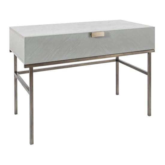 Lucy Wooden Dressing Table With 1 Drawer In Grey Oak_2