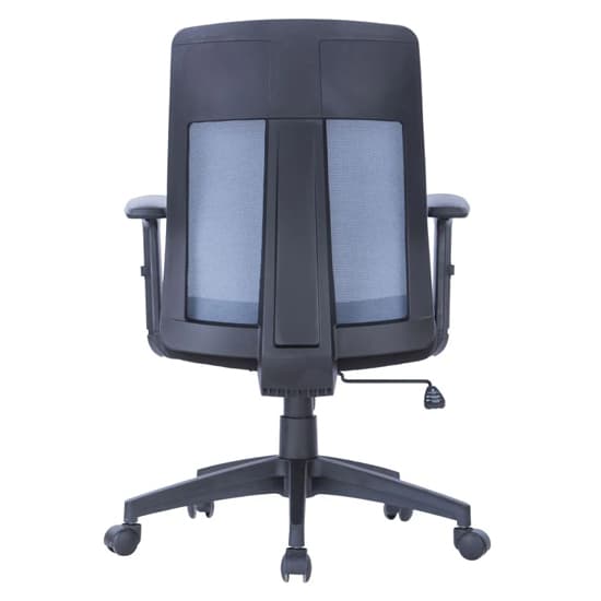 Lugano Mesh Fabric Home And Office Chair In Grey And Black_5