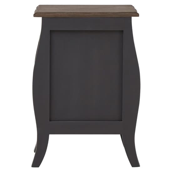 Luria Wooden Bedside Cabinet With 1 Drawer In Dark Grey_5