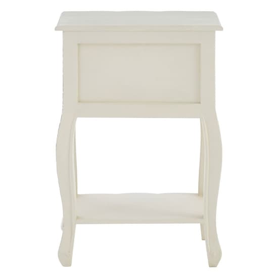 Luria Wooden Bedside Cabinet With 2 Drawers In White_5