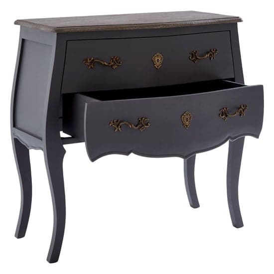 Luria Wooden Chest Of 2 Drawers In Dark Grey_2