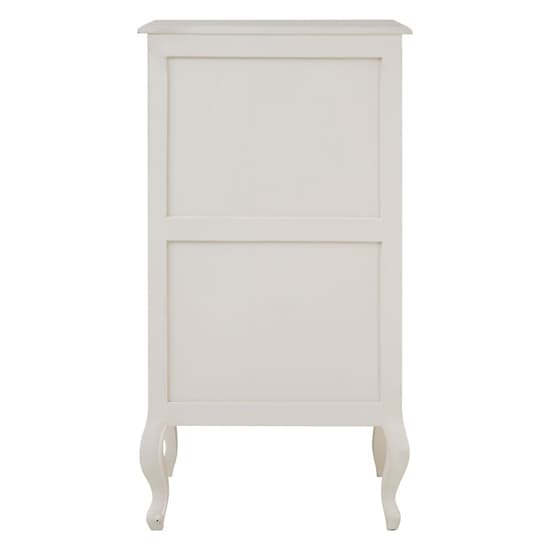 Luria Wooden Chest Of 5 Drawers In White_5