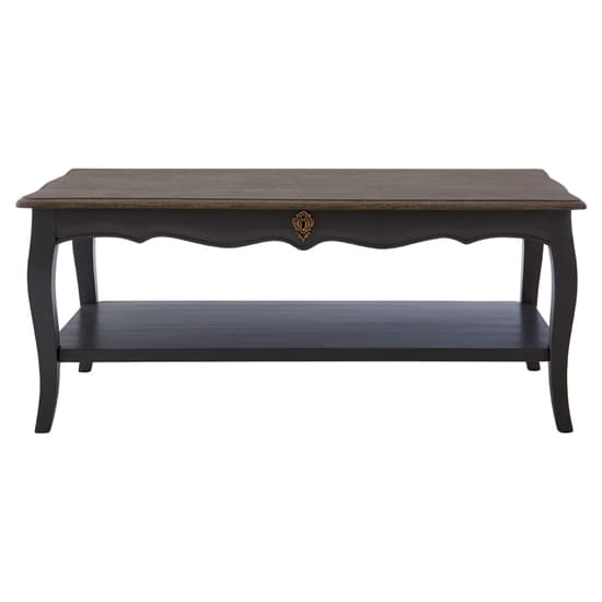 Luria Wooden Coffee Table With Undershelf In Dark Grey_2