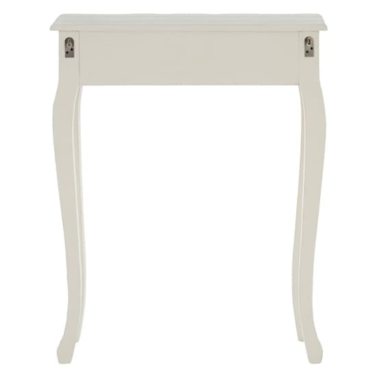 Luria Wooden Console Table With 1 Drawer In White_5