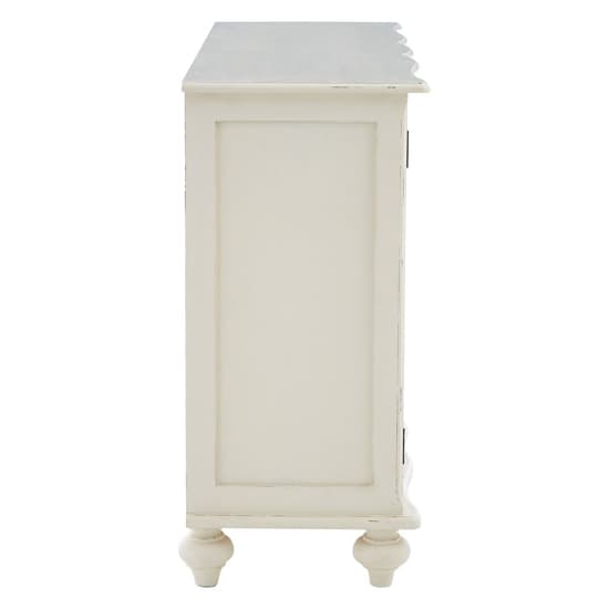Luria Wooden Display Cabinet With 2 Doors In White_4