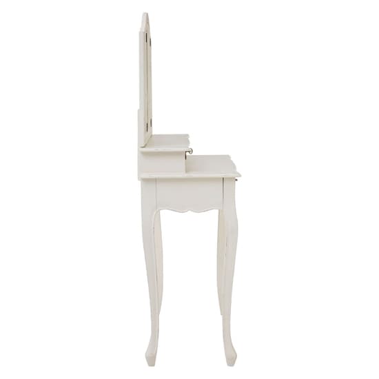 Luria Wooden Dressing Table With Mirror In White_4