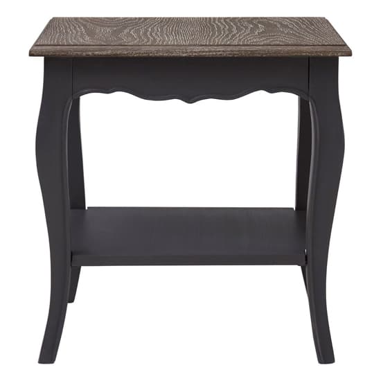Luria Wooden Side Table With 1 Shelf In Dark Grey_2