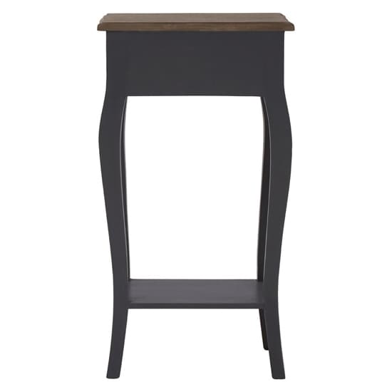 Luria Wooden Side Table In Dark Grey_5