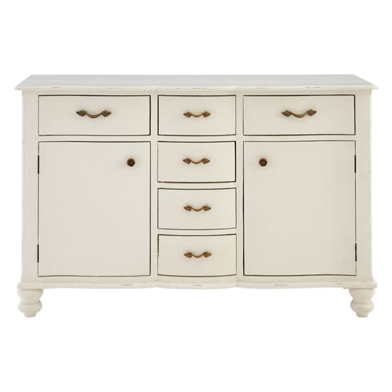 Luria Wooden Sideboard With 6 Drawers And 2 Doors In White_3