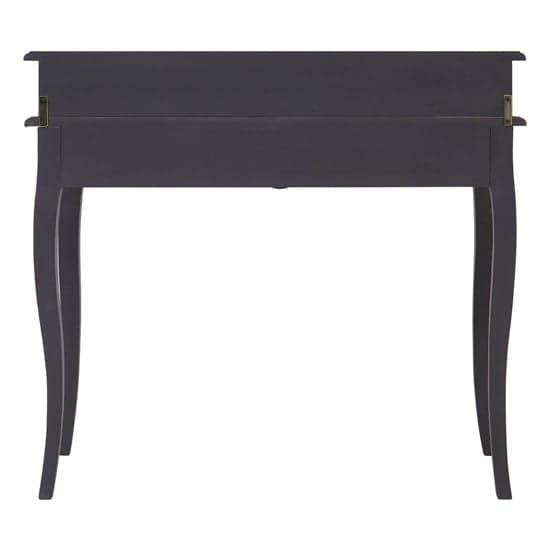 Luria Wooden Writing Desk With 4 Drawers In Dark Grey_5