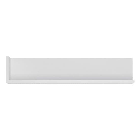 Lyco 120cm High Gloss Wall Shelf In White_2