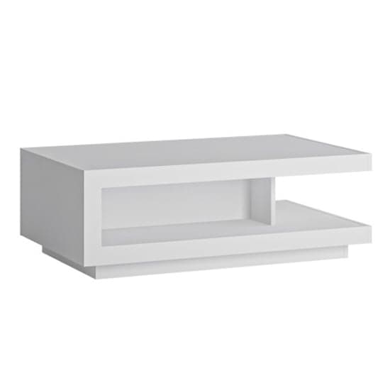 Lyco High Gloss Coffee Table In White_1