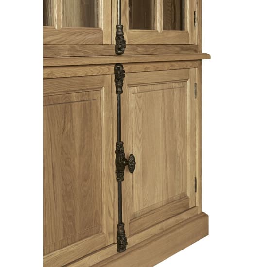 Lyox Wooden Display Cabinet In Oak With 4 Doors_6