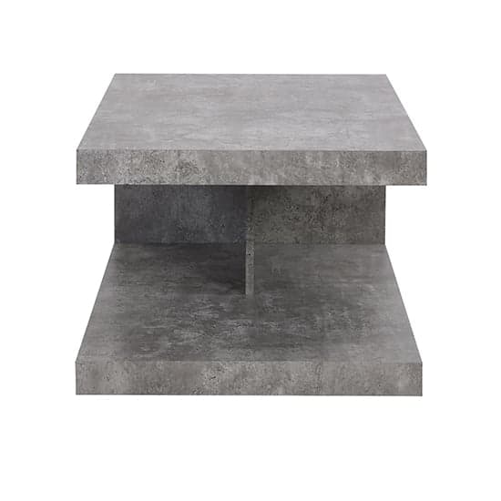Lyra Wooden Coffee Table In Concrete Effect_6