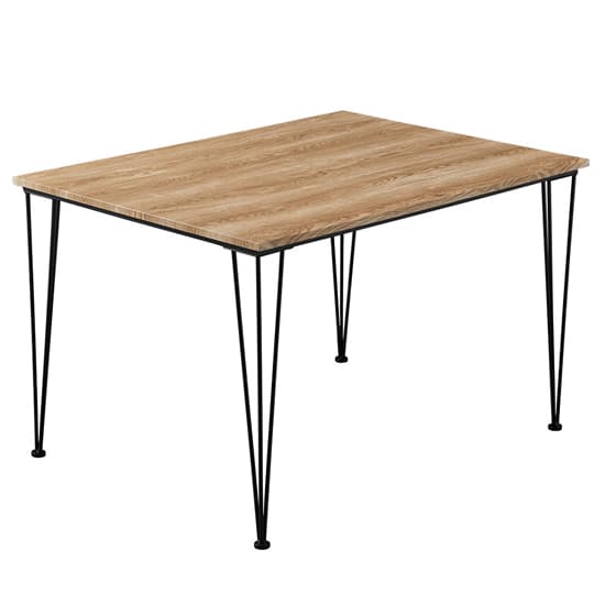 Lyza Rectangular Medium Wooden Dining Table In Oak Effect_2