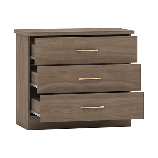 Mack Wooden Chest Of 3 Drawers In Rustic Oak Effect_3