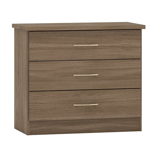 Mack Wooden Chest Of 3 Drawers In Rustic Oak Effect_1