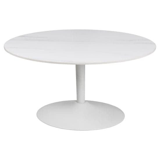 Macon Ceramic Coffee Table Round Large In Unico White_2