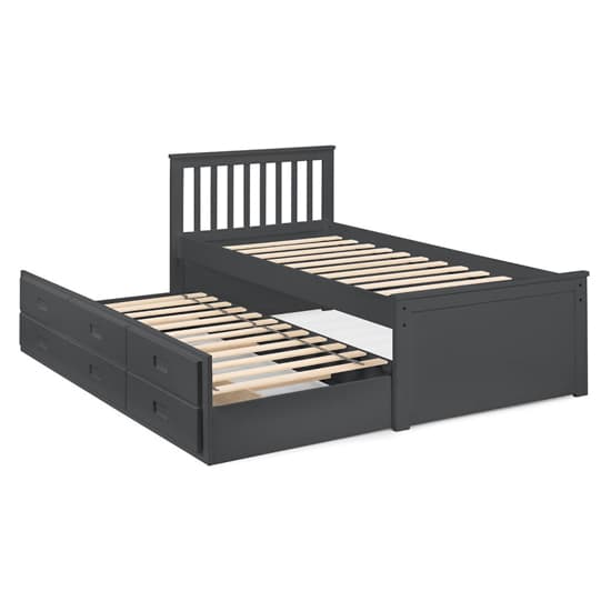 Macon Single Bed With Underbed And Drawers In Anthracite_3