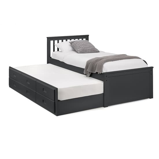 Macon Single Bed With Underbed And Drawers In Anthracite_4