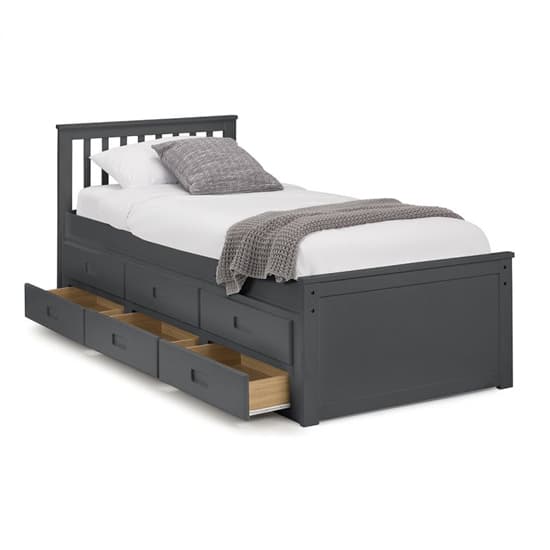 Macon Single Bed With Underbed And Drawers In Anthracite_6