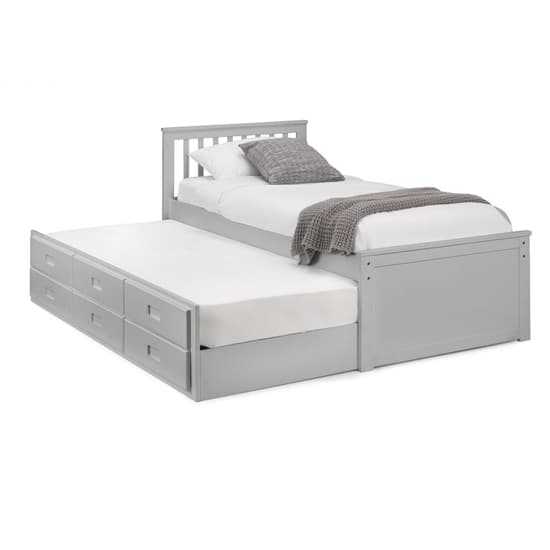 Macon Single Bed With Underbed And Drawers In Dove Grey_8
