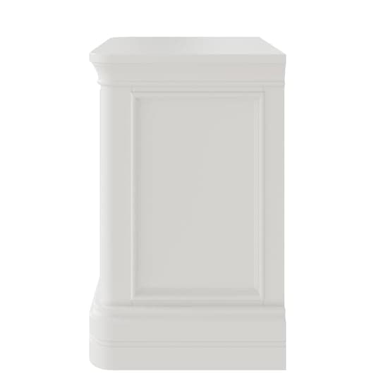 Macon Wooden Bedside Cabinet WIth 2 Drawers In White_2