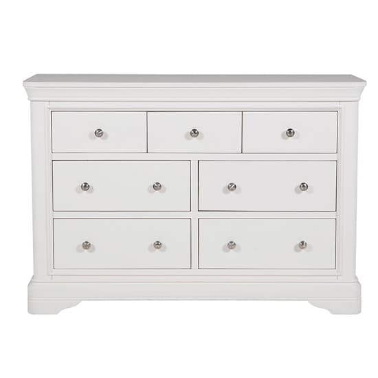 Macon Wooden Chest Of 7 Drawers In White_4