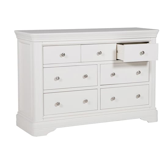 Macon Wooden Chest Of 7 Drawers In White_5