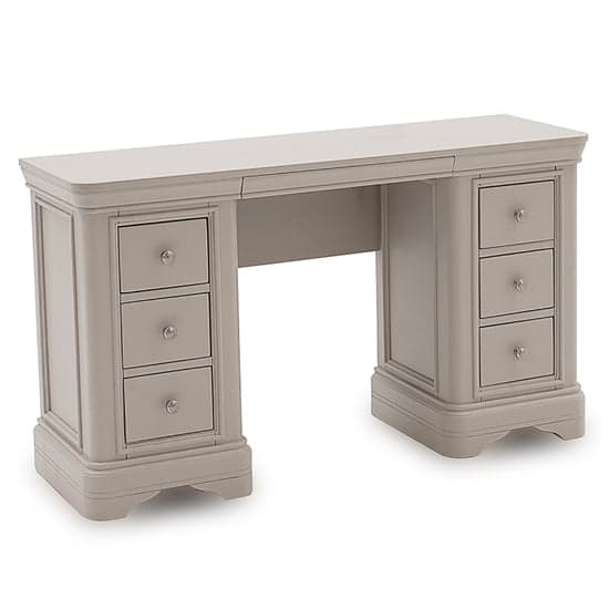 Macon Wooden Dressing Table With Stool In Taupe_2