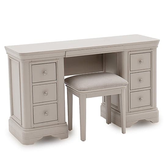 Macon Wooden Dressing Table With Stool In Taupe_1