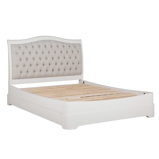 Macon Wooden King Size Bed In White_2