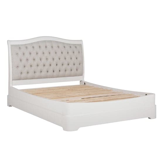 Macon Wooden Super King Size Bed In White_2